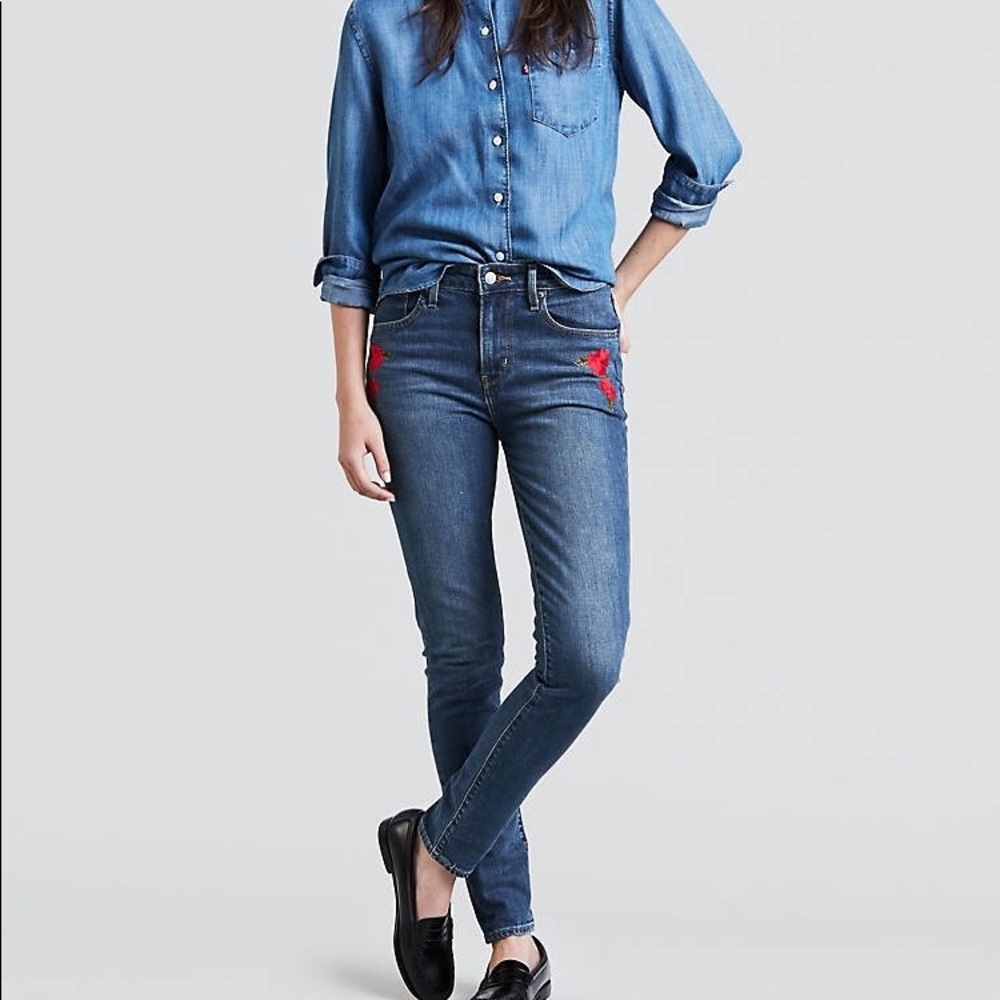 Levi’s 721 High-rise skinny Rose Jeans